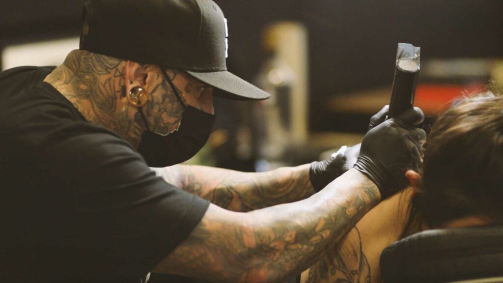 Brandon Castillo With Client